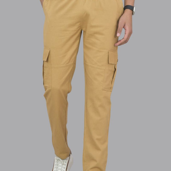 Men’s Cotton Cargo Pants – Comfortable Casual Jogger Style with Pockets