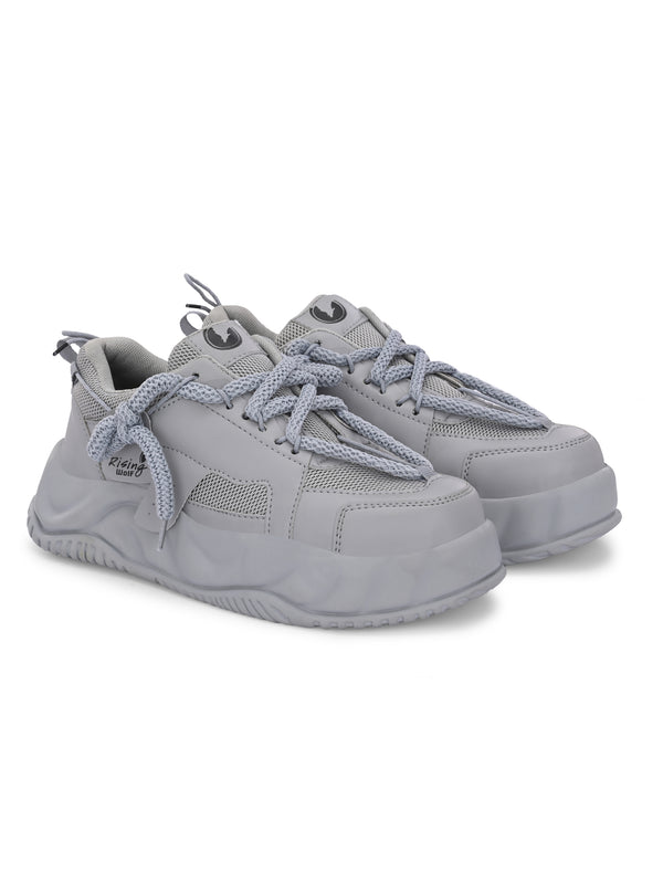 Men’s Grey Sports Shoes – Lightweight Running & Training Sneakers