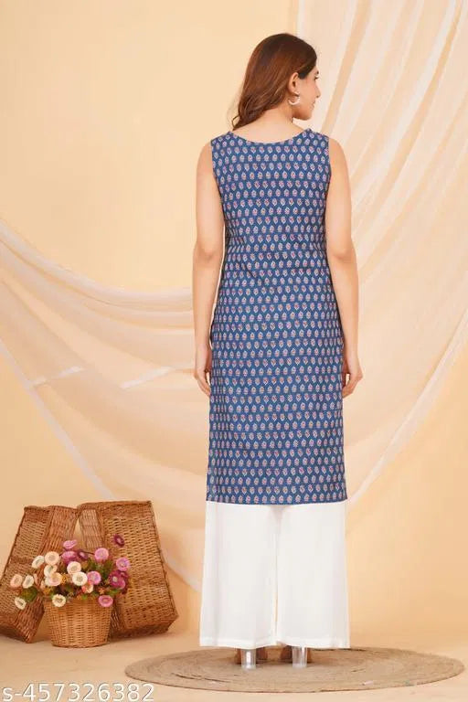 Sleeveless Printed Cotton Dresses for Women – Casual & Ethnic Wear